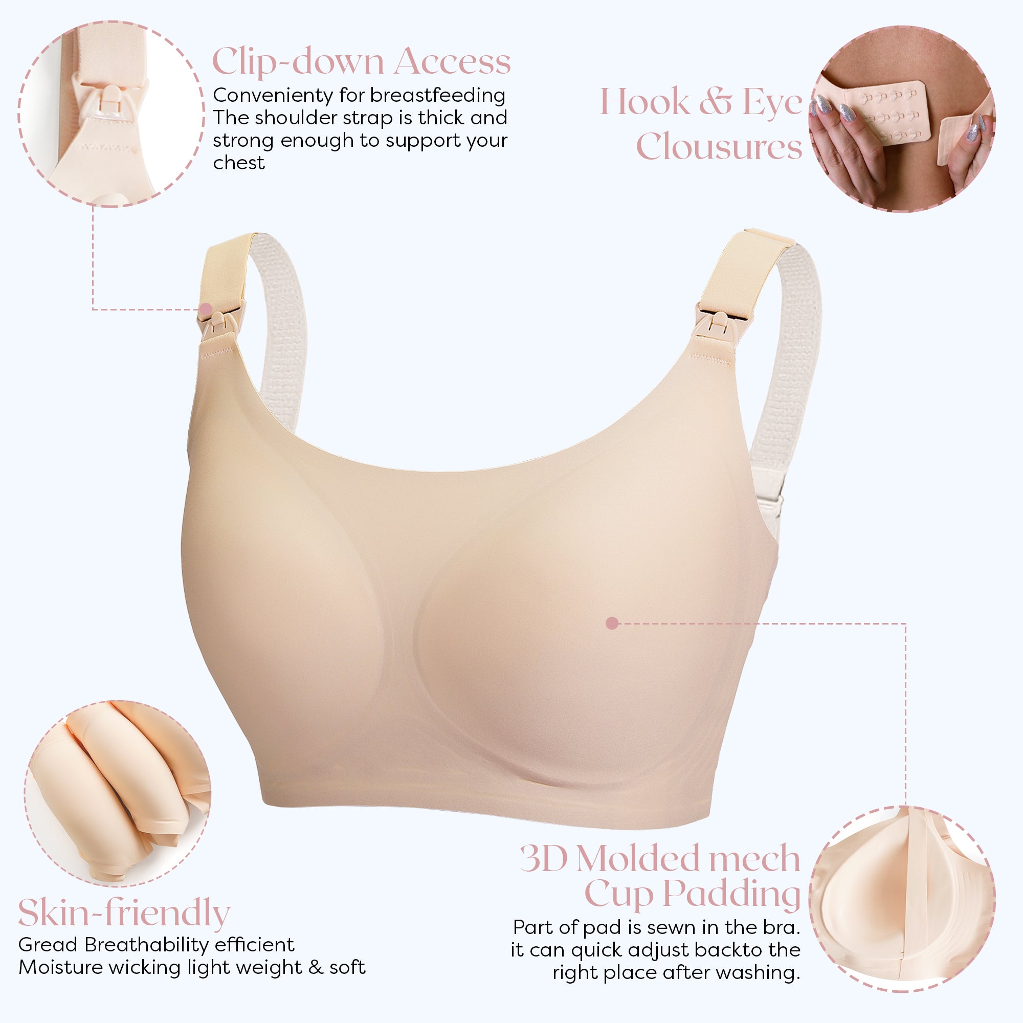 Nursing Bra - Zomee Breast Pumps