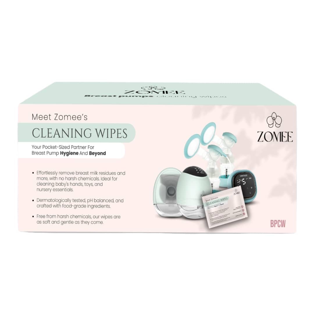 Zomee Breast Pump Cleaning Wipes - Zomee Breast Pumps