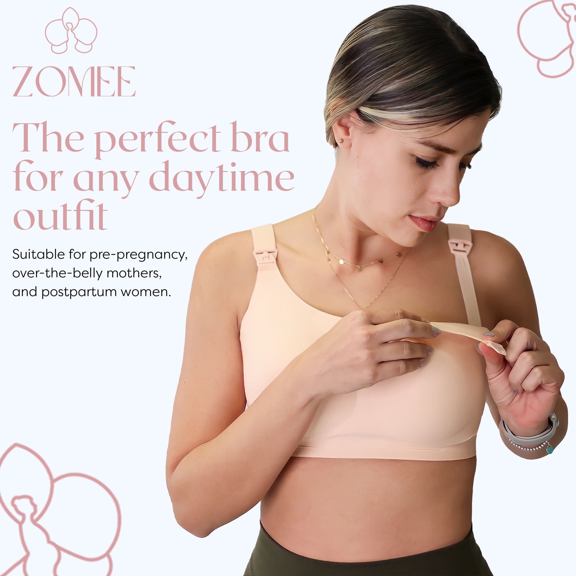 Nursing Bra - Zomee Breast Pumps