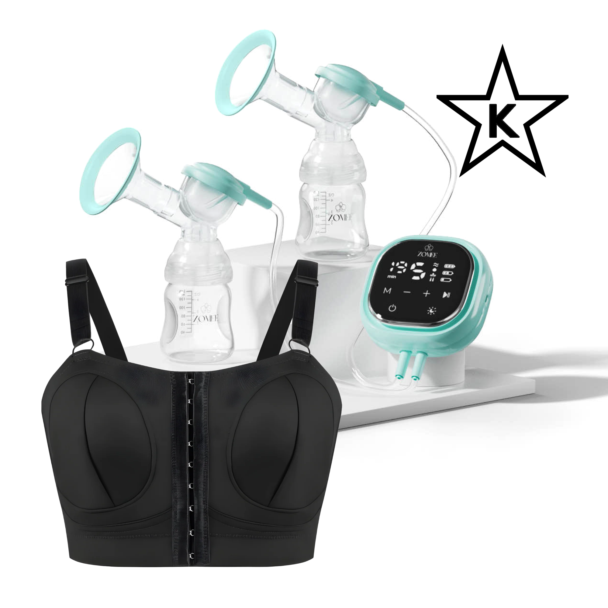 Zomee Z2 Shabbat Mode™ Edition with 2-in-1 Bra - Zomee Breast Pumps