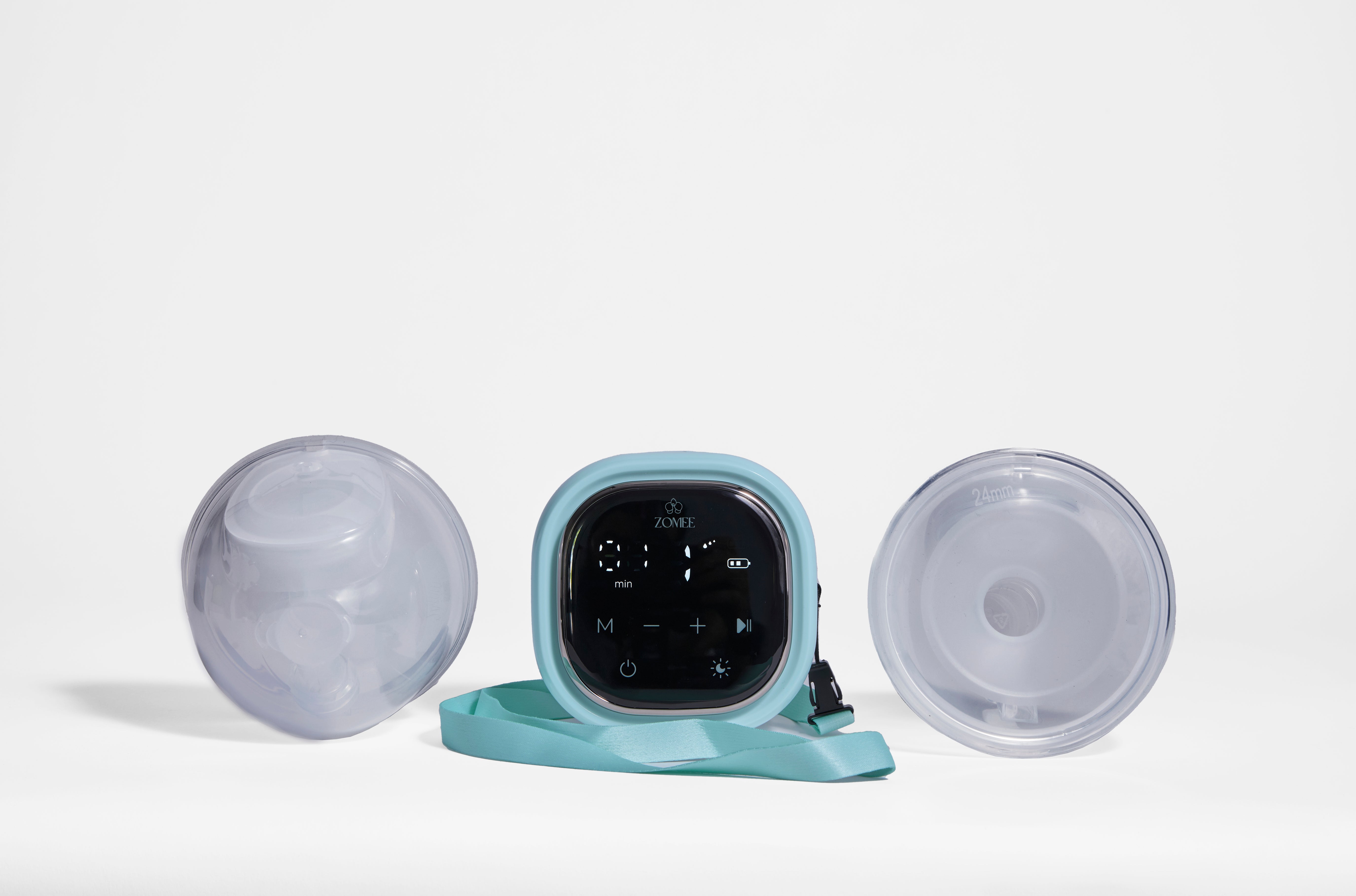Z2 Pump & Silicone Hands Free Collection Cups Bundle - Zomee Breast Pumps