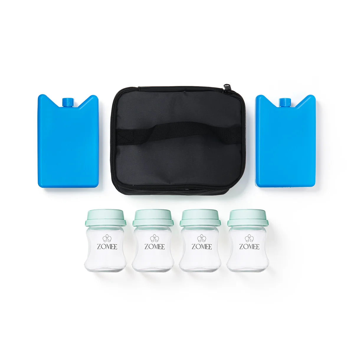 Packable Breast Milk Cooler and Storage Bottles - Zomee Breast Pumps