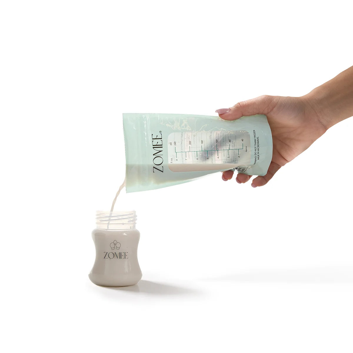 Zomee Breast Milk Storage Bags | Leak-Proof and Freezer-Safe
