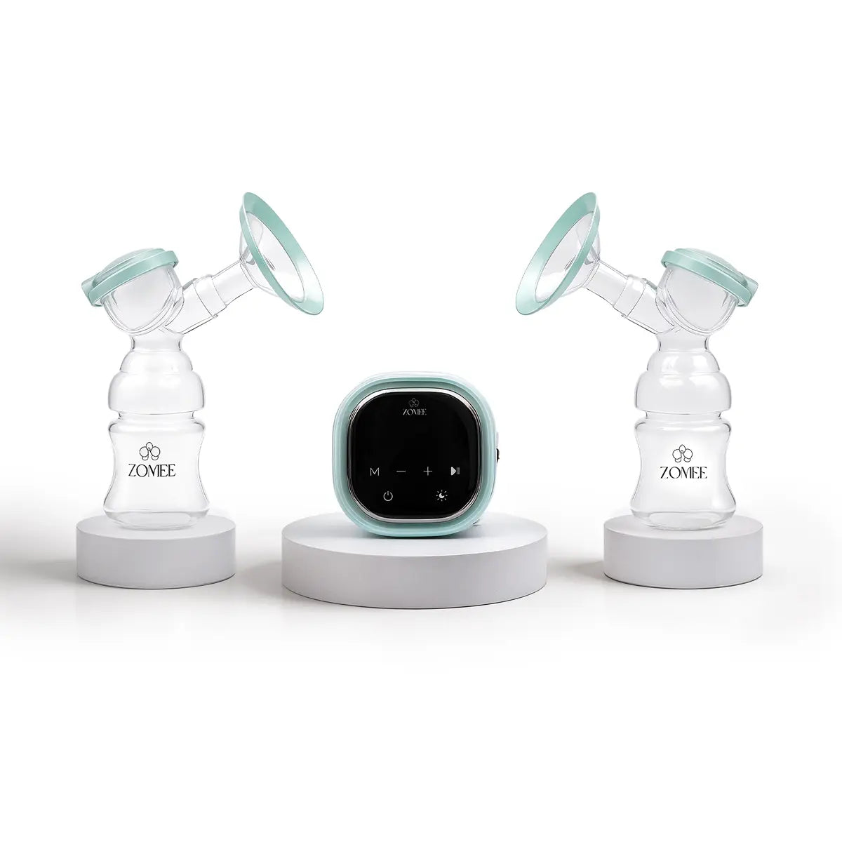 Zomee Z2 Double Electric Breast Pump with collection cups