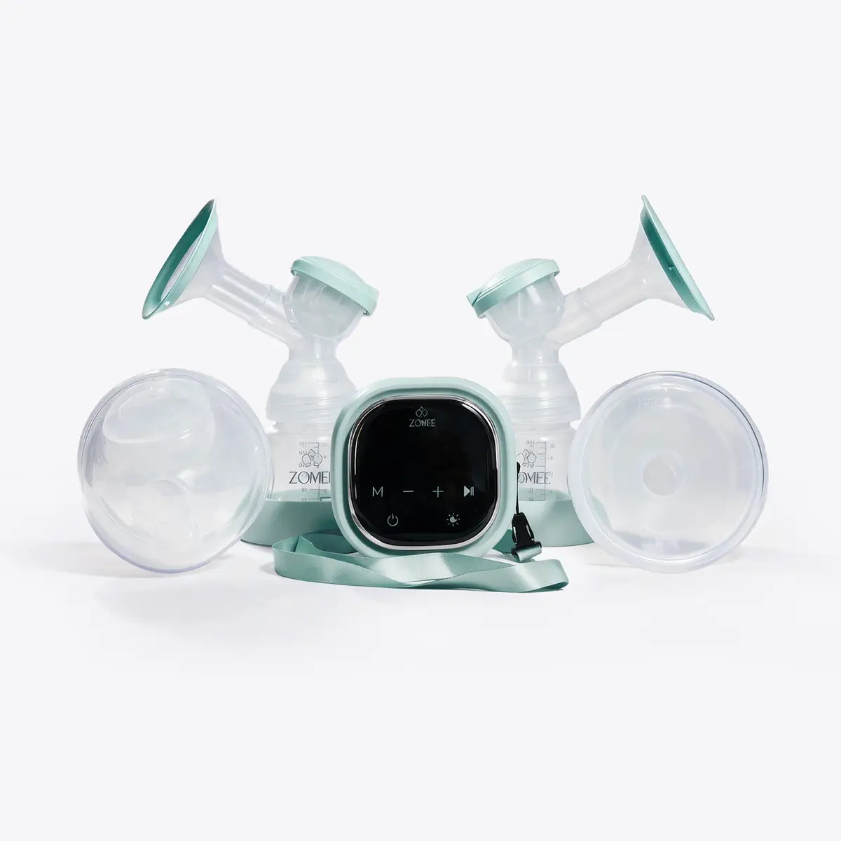 Z2 Breast Pump & Silicone Hands-Free Collection Cups Bundle - Zomee