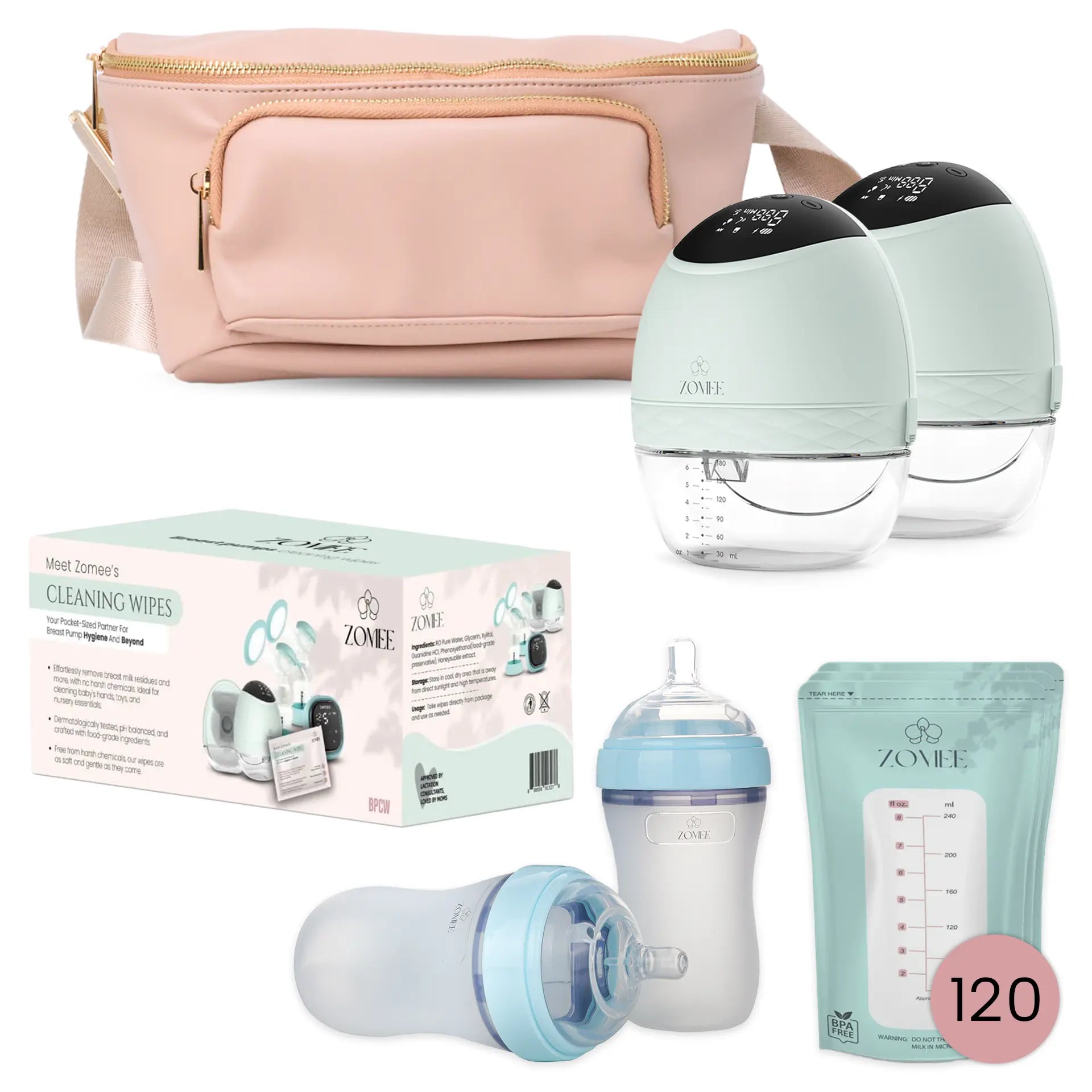 Zomee Fit Breast Pump Starter Bundle