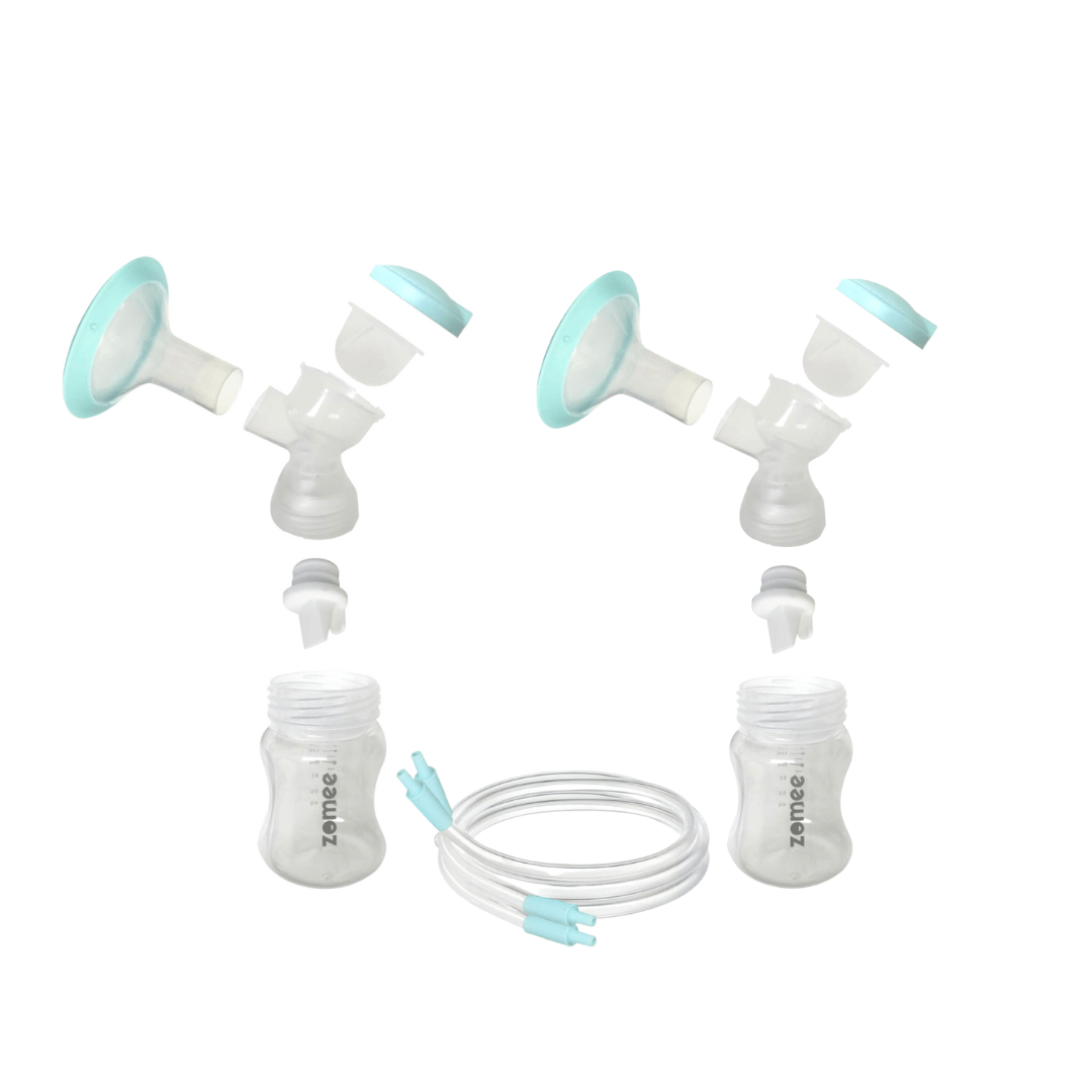 Z2 Breast Shield Kit For Double Pumping (Set of 2) - Zomee Breast Pumps