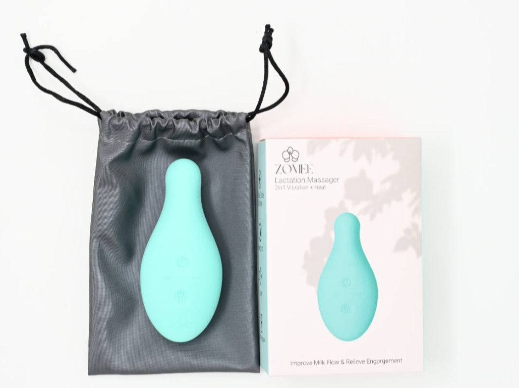 Warming Lactation Massager for Breastfeeding, Breast Warmer for Pumping,  Nursing, Heat and Vibration Support for Clogged Milk Ducts Improve Milk  Flow-Green 