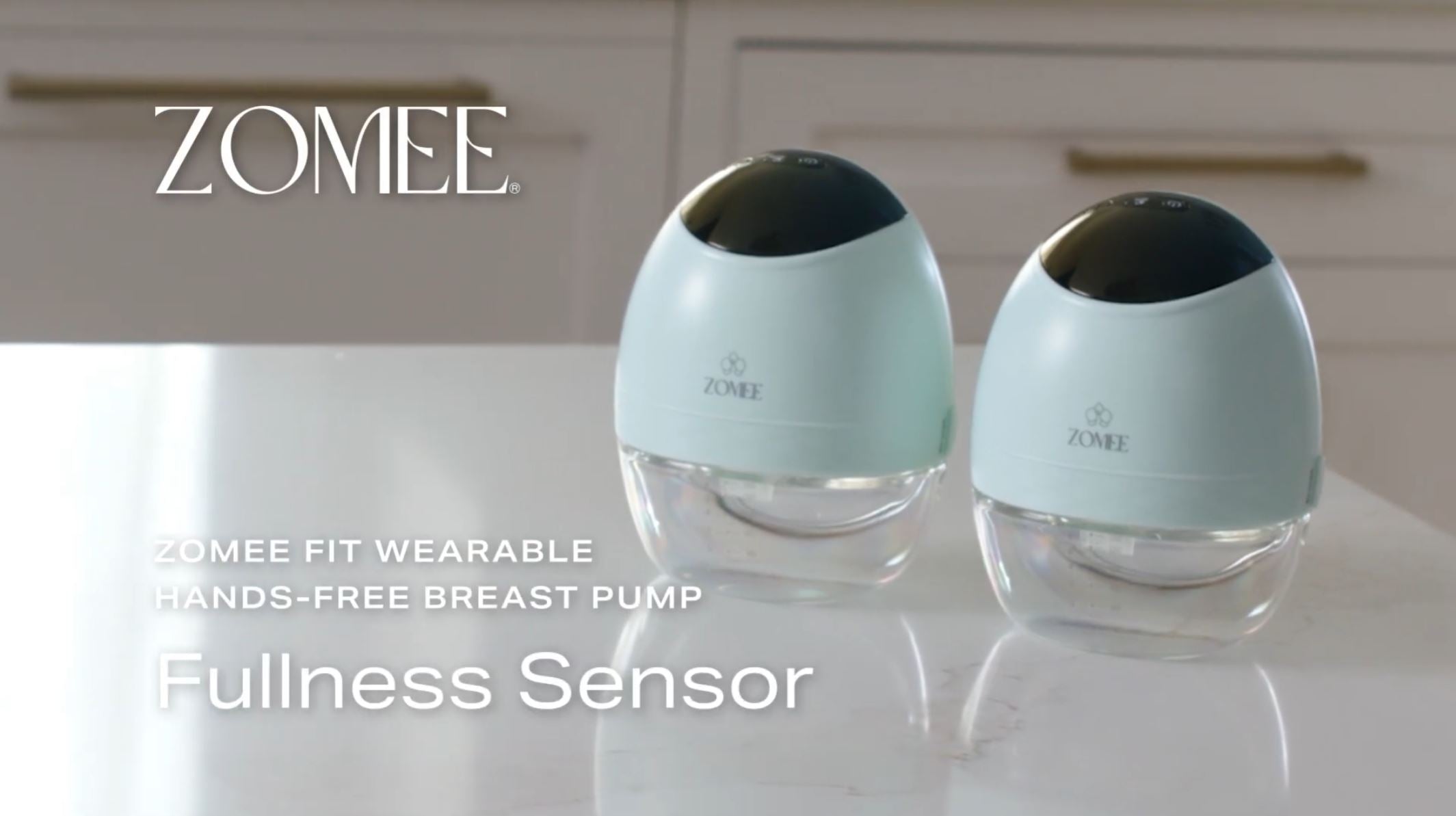 Zomee Fit Wearable Hands Free Breast Pump: Fullness Sensor