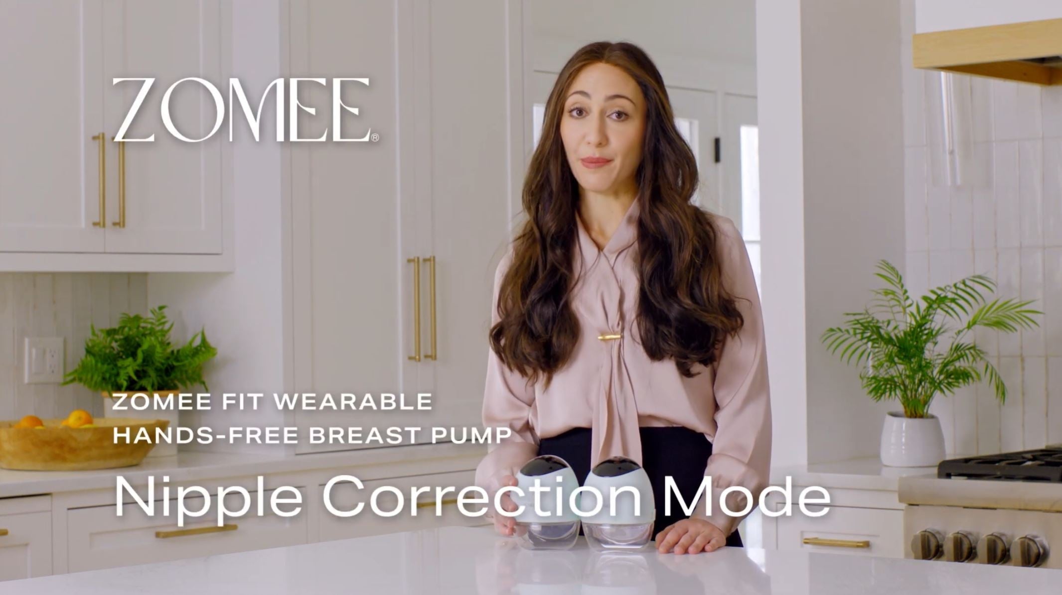 Zomee Fit Wearable Hands Free Breast Pump: Nipple Correction Mode