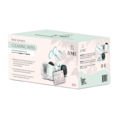 Zomee Breast Pump Cleaning Wipes - Zomee Breast Pumps