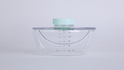 Updated Fit Collection Container with Lid - Zomee Breast Pumps