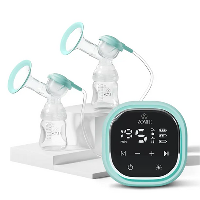Z2 Shabbat Mode™ Edition with Silicone Hands Free Collection Cups - Zomee Breast Pumps