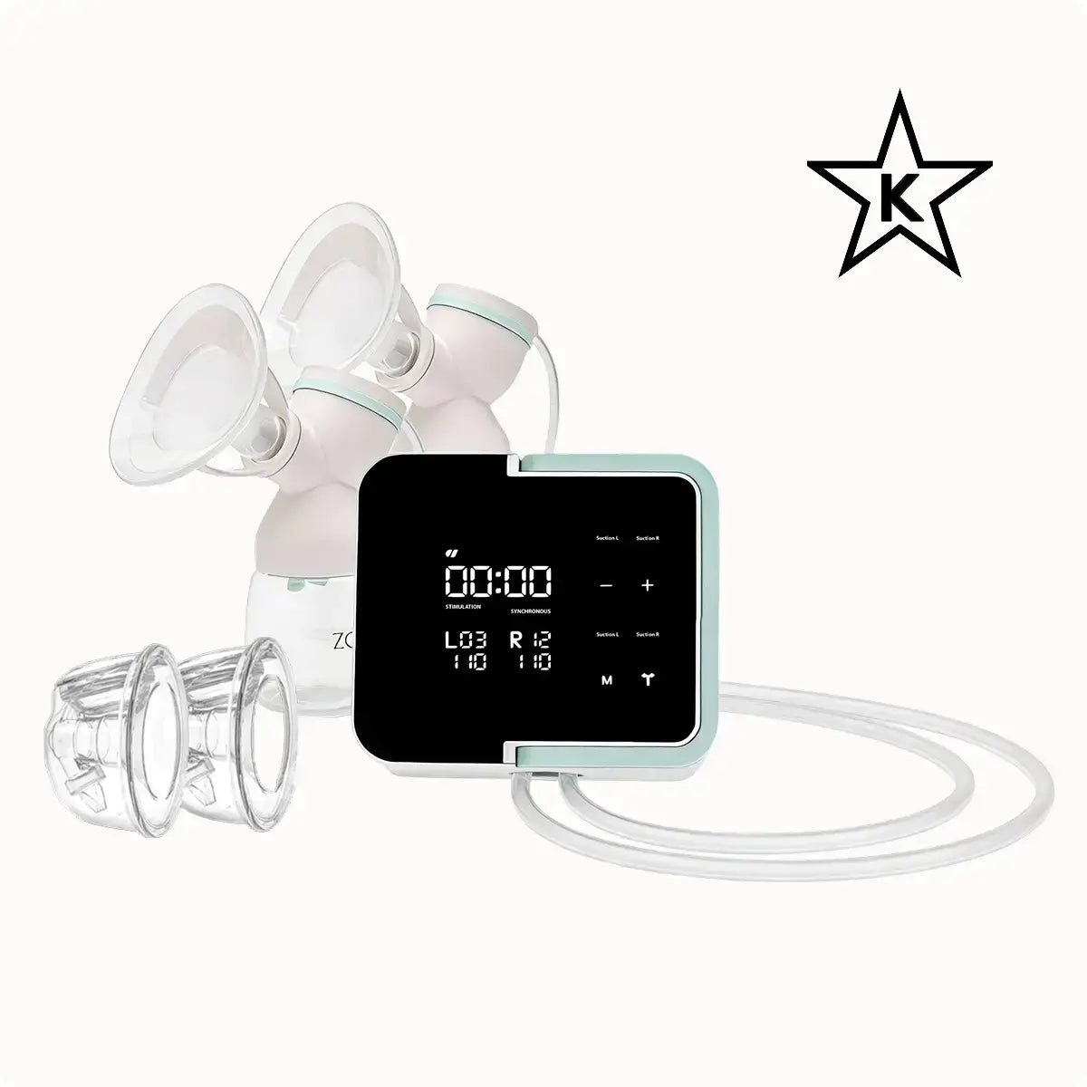 Star-K Shabbat Mode Mother's Nature H1 Breast Pump with hands-free collection cups