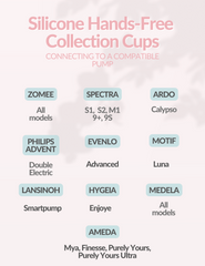 Zomee Hands-Free Collection Cups