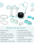 Z2 Double Electric Breast Pump - Zomee Breast Pumps