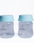 בקבוקי אחסון (סט של 2) - Zomee Breast Pumps