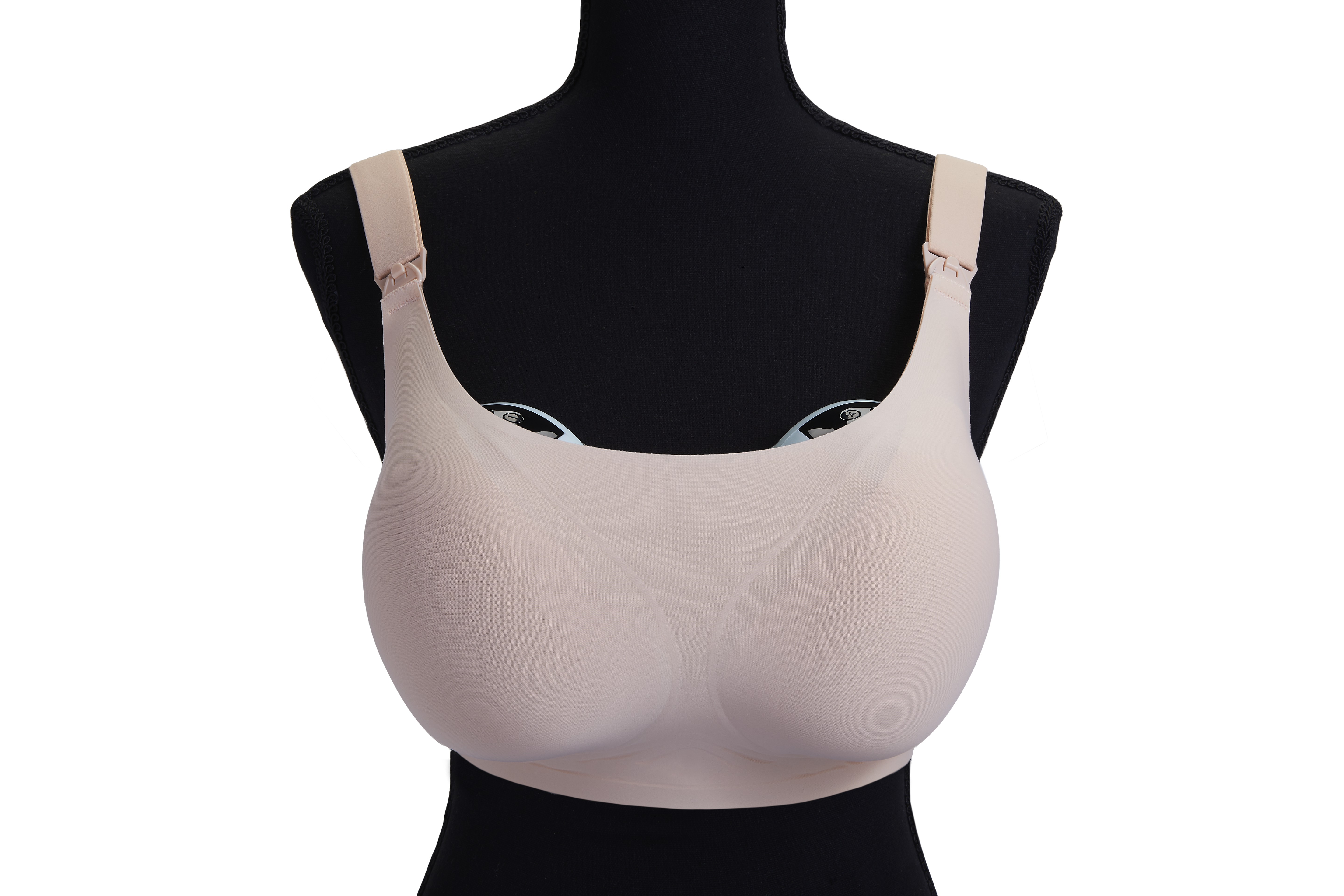 Buy Zoylink Women's Hands-Free Soft Nursing Breast Pump Bra (Black, Large)  at