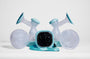 Z2 Pump & Silicone Hands Free Collection Cups Bundle - משאבות חלב Zomee