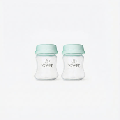 Storage Bottles (Set of 2) - Zomee Breast Pumps