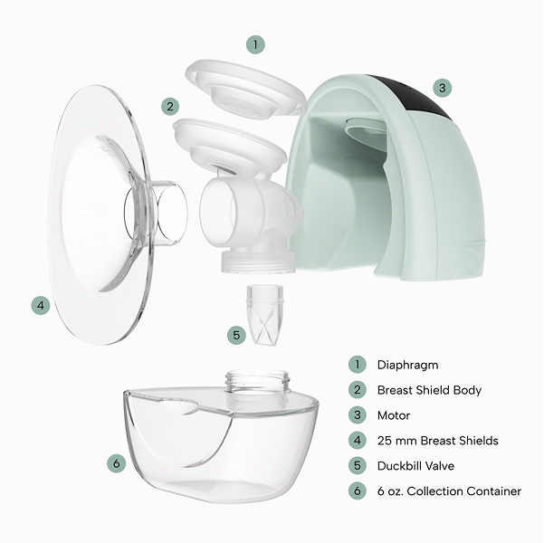 Zomee Fit Wearable Hands Free Breast Pump
