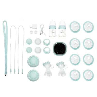 Zomee Z2 Double Electric Breast Pump with collection cups