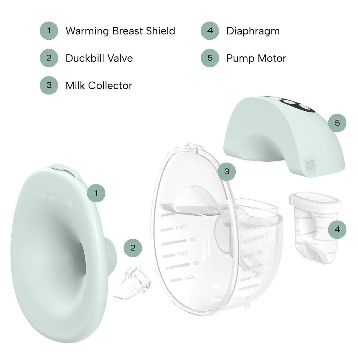 Mother's Nature W1 Warming Wearable Breast Pump