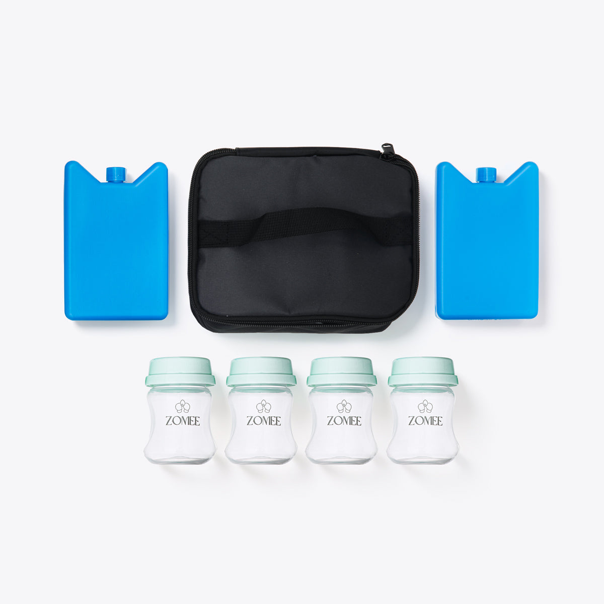 Packable Breast Milk Cooler and Storage Bottles - Zomee Breast Pumps