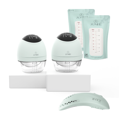 Zomee Warming & Cooling Lactation Massager Bundle - Zomee Breast Pumps
