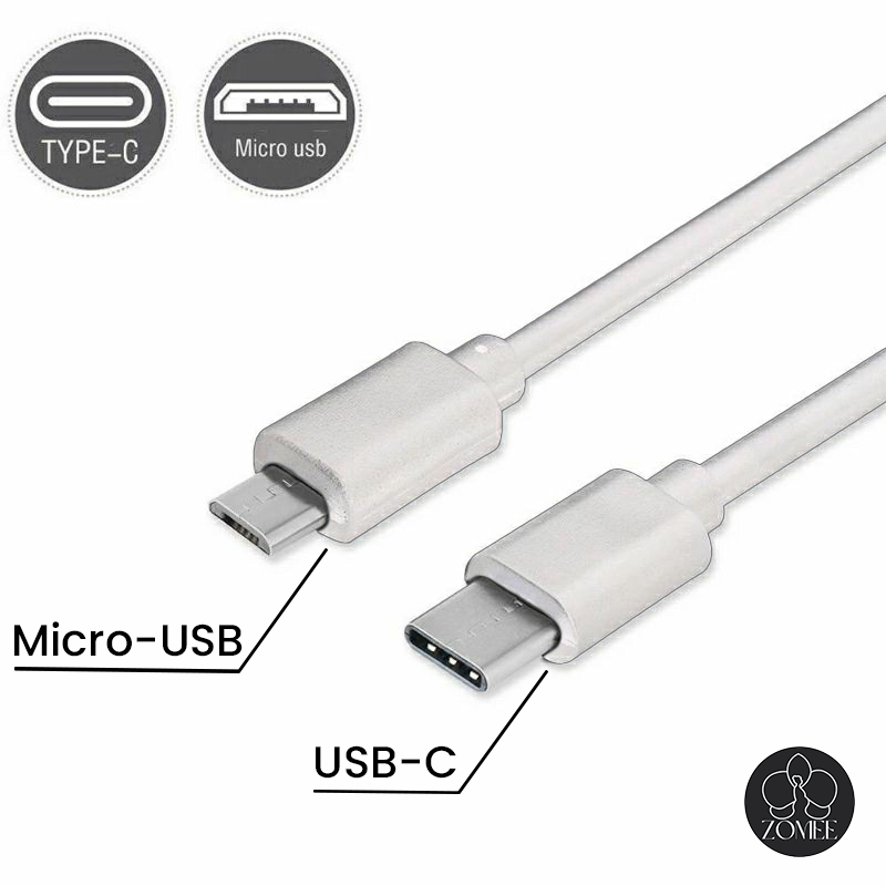 Z2 Micro-USB Chaje Kab - Zomee Ponp tete
