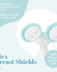 Boucliers mammaires Flex (lot de 2) - Zomee Breast Pumps