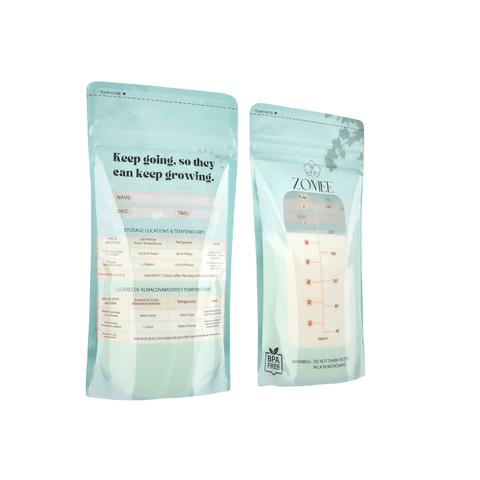 New Design Milk Storage Bags - Zomee Breast Pumps