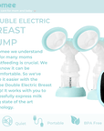 Tire-lait électrique double rechargeable Z1 - Zomee Breast Pumps