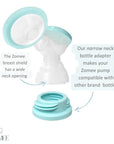 Narrow Neck Bottle Adapter - Zomee Breast Pumps