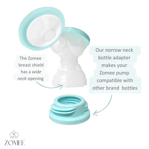 Narrow Neck Bottle Adapter - Zomee Breast Pumps