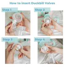 Duckbill Valves (Set of 2) - Zomee Breast Pumps